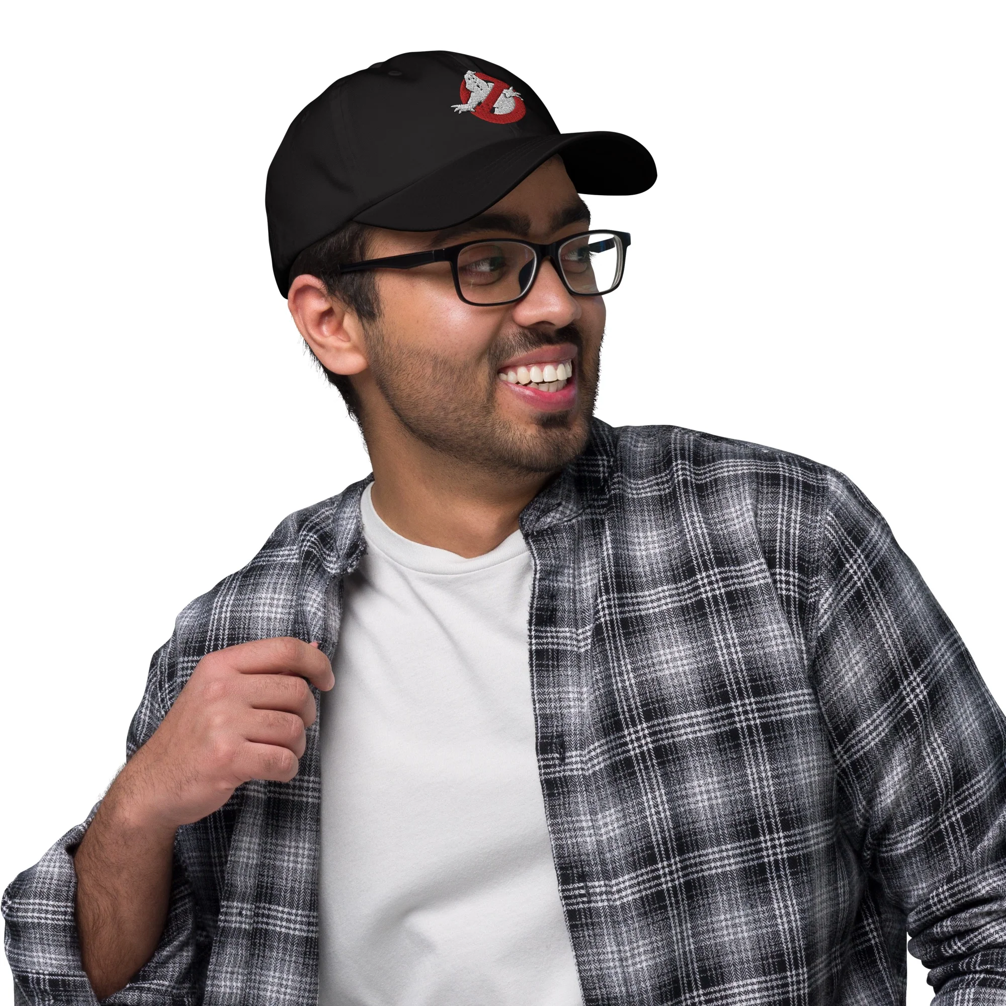Ghostbusters: Frozen Empire Vintage Logo Embroidered Dad Hat - Image 3
