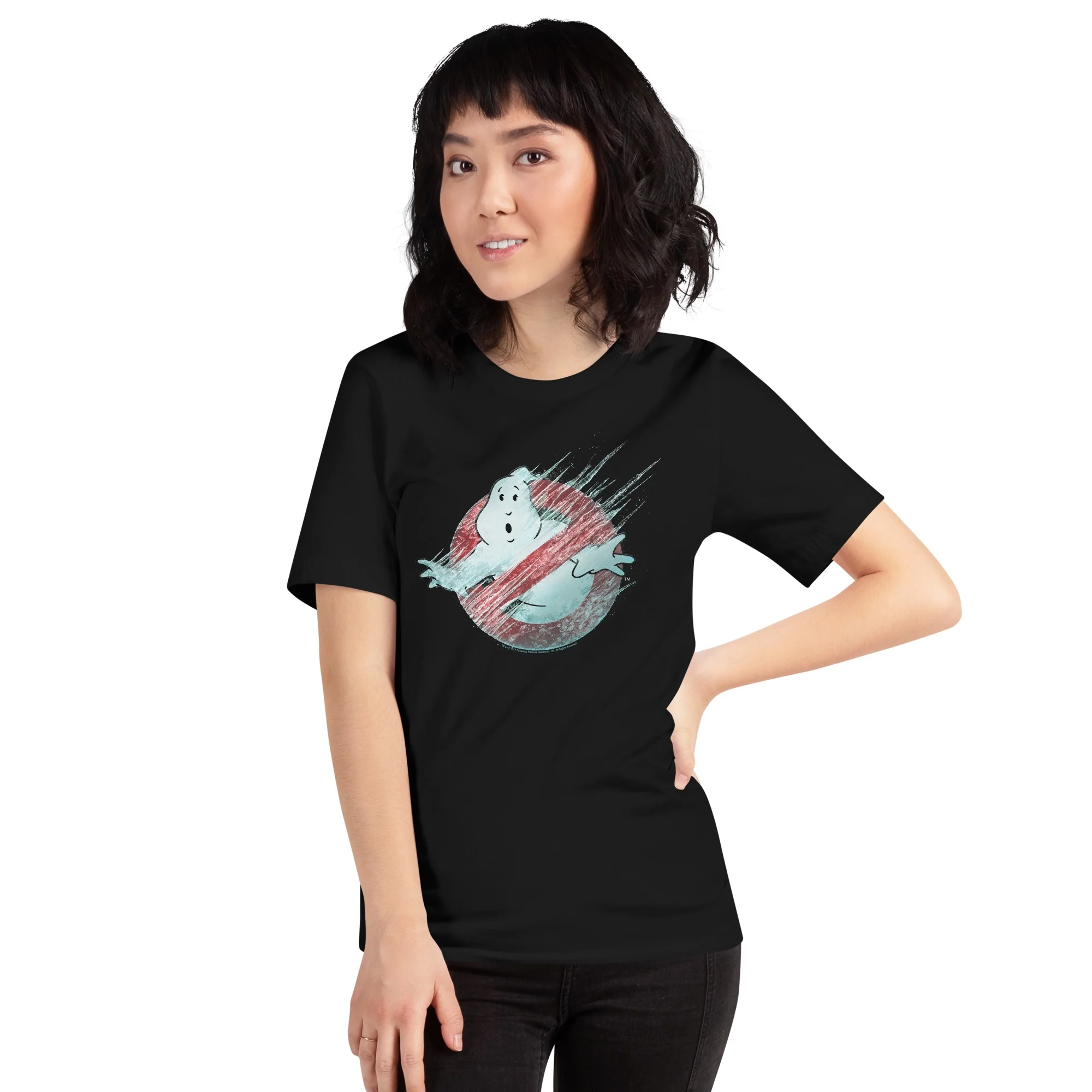 Ghostbusters: Frozen Empire Vintage Logo T-shirt - Image 3