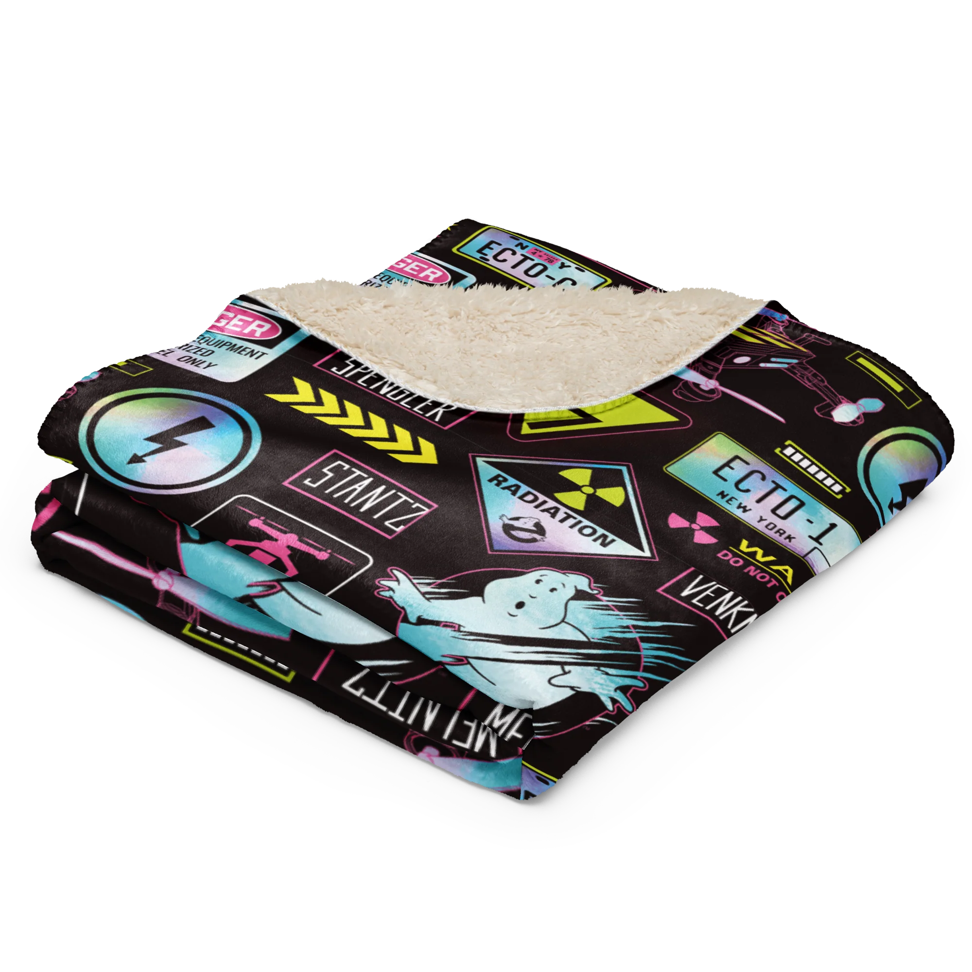 Ghostbusters: Frozen Empire Gadgets Sherpa Blanket - Image 4