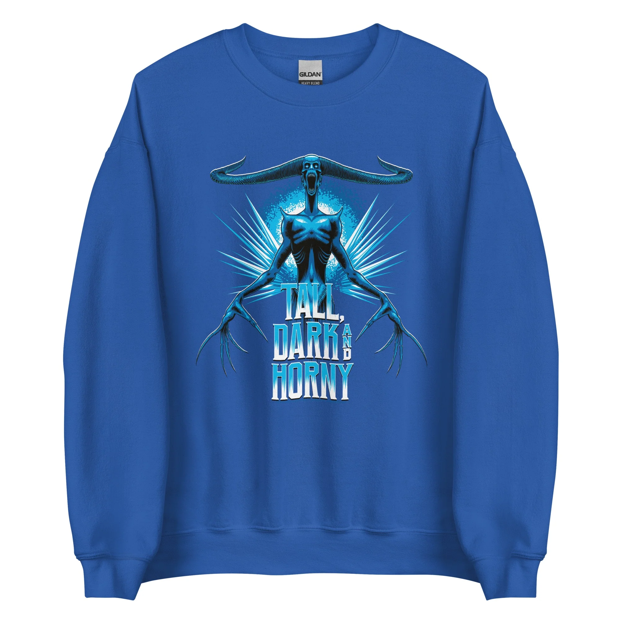 Ghostbusters Tall, Dark and Horny Unisex Crewneck - Image 4