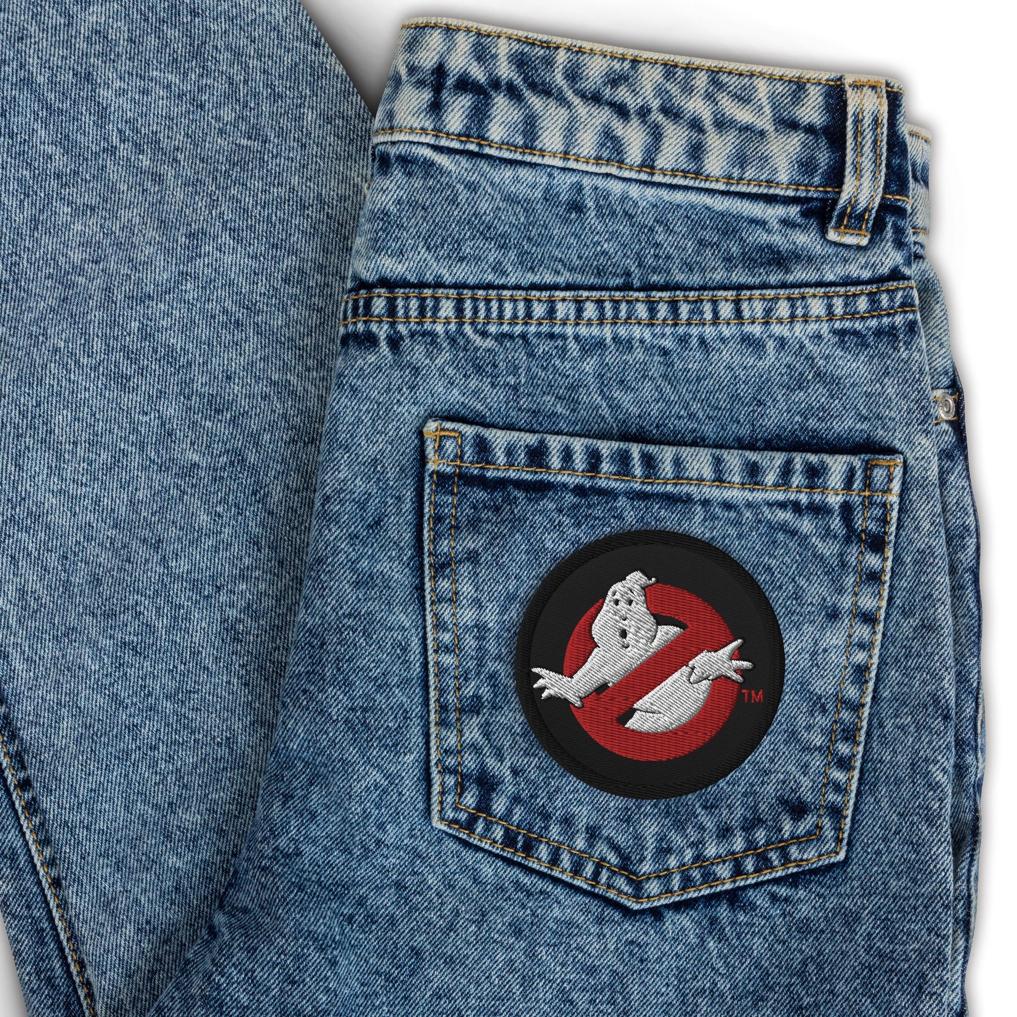 Ghostbusters: Frozen Empire Vintage Logo Embroidered Patch - Image 3