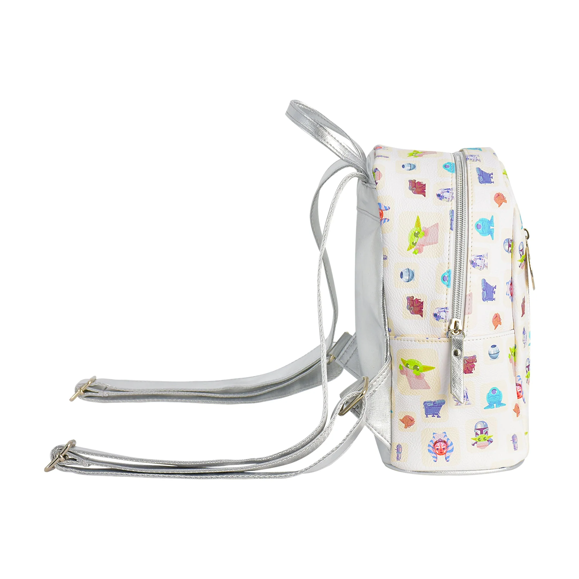 Grogu Handle Ball Mini Backpack, White - Image 5