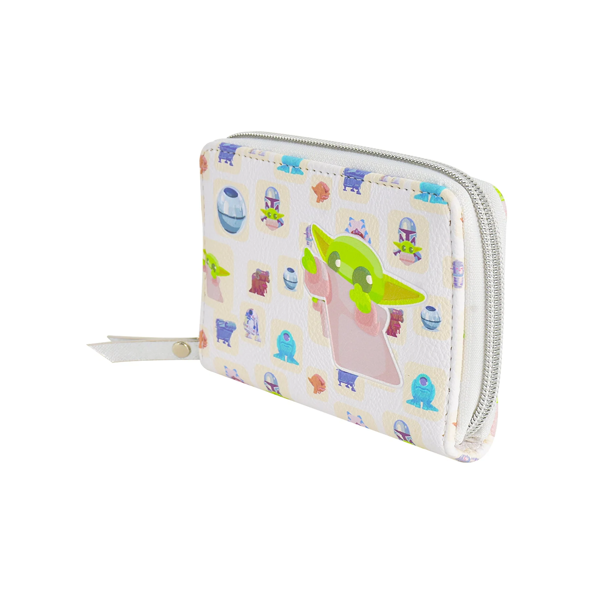 Star Wars Grogu Handle Ball Zip Around Wallet with ID Window - Image 4