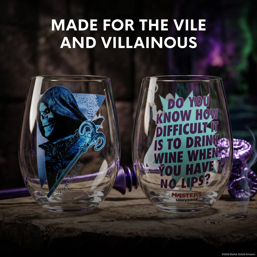 Masters of the Universe Skeletor Stemless Wine Glasses - Image 12