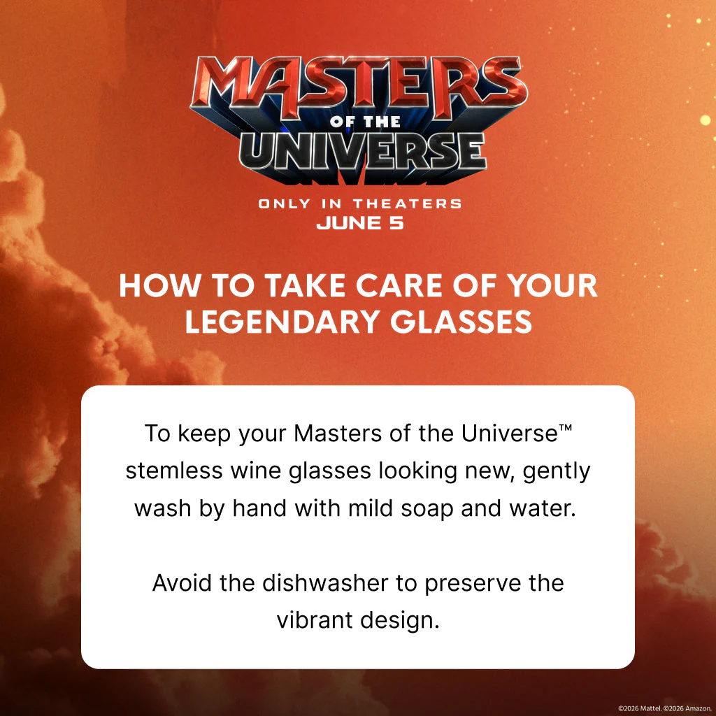 Masters of the Universe Skeletor Stemless Wine Glasses - Image 16
