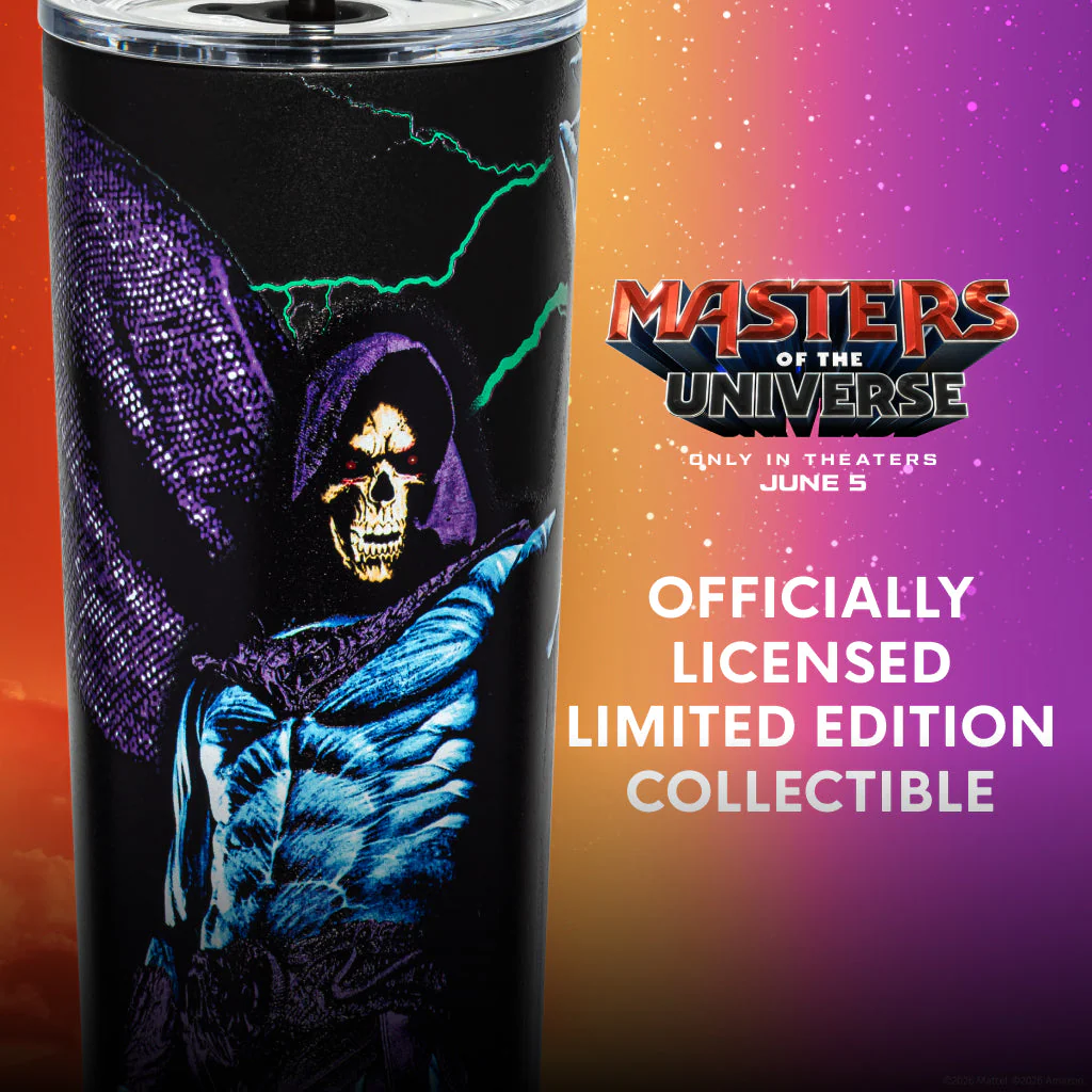 Masters of the Universe x Dragon Glassware Skeletor Tumbler - Image 5