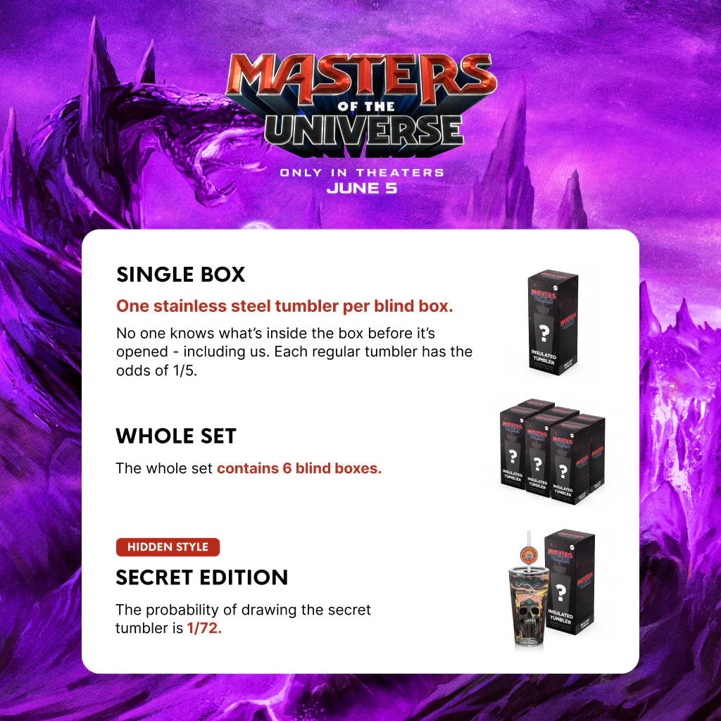 Masters of the Universe 2026 Movie Blind Box Tumbler - Image 15