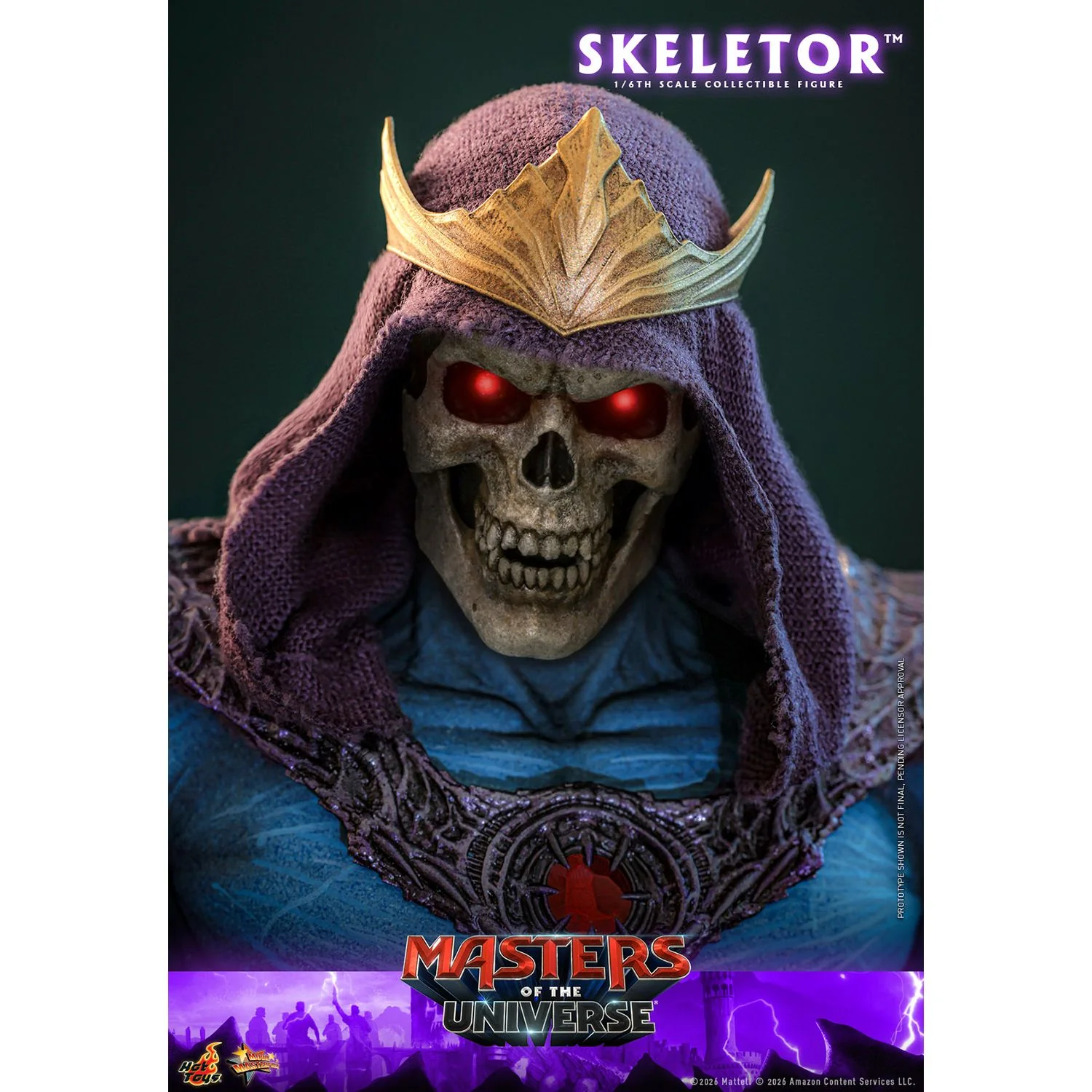 Masters of the Universe x Hot Toys Skeletor Sixth Scale Figure - Image 11