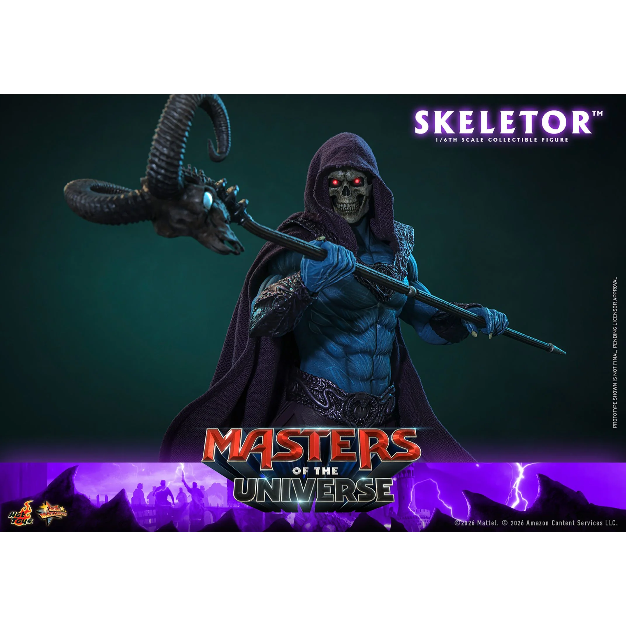 Masters of the Universe x Hot Toys Skeletor Sixth Scale Figure - Image 12