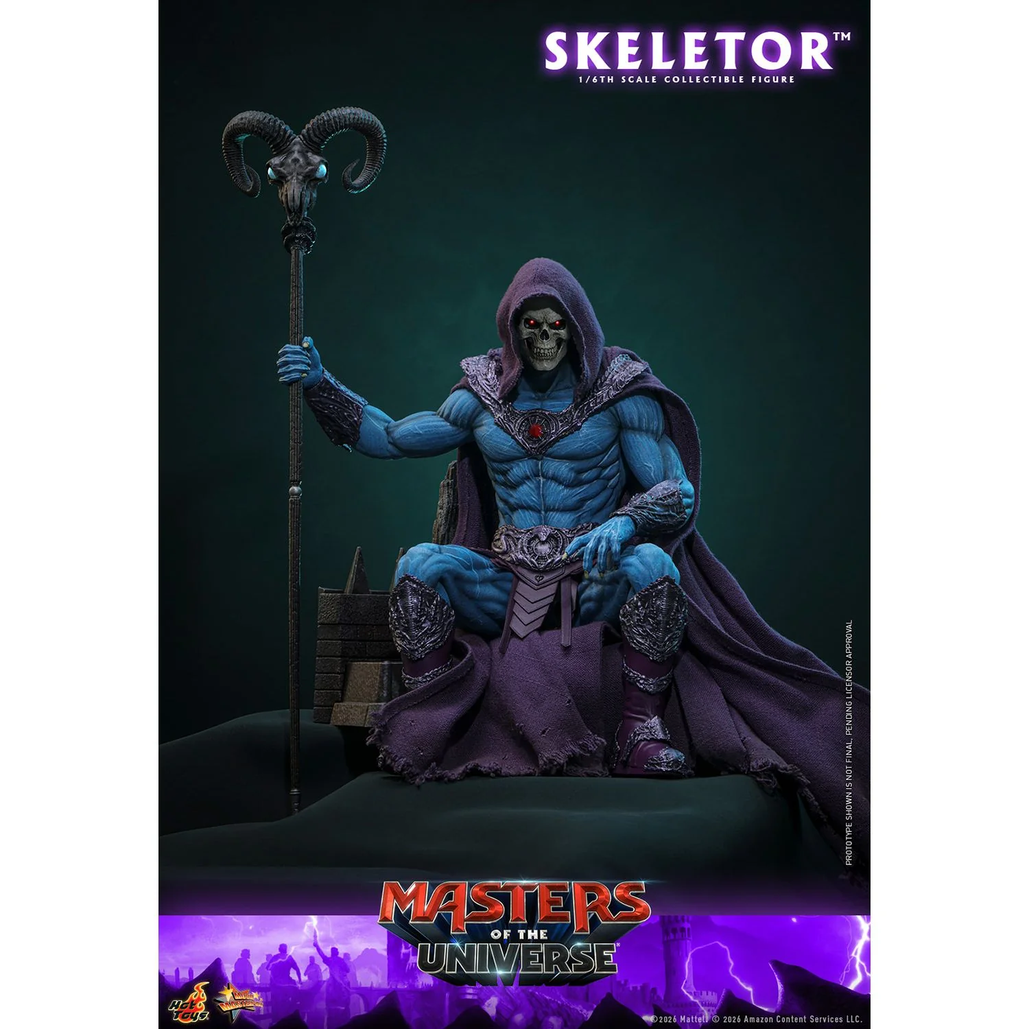 Masters of the Universe x Hot Toys Skeletor Sixth Scale Figure - Image 3