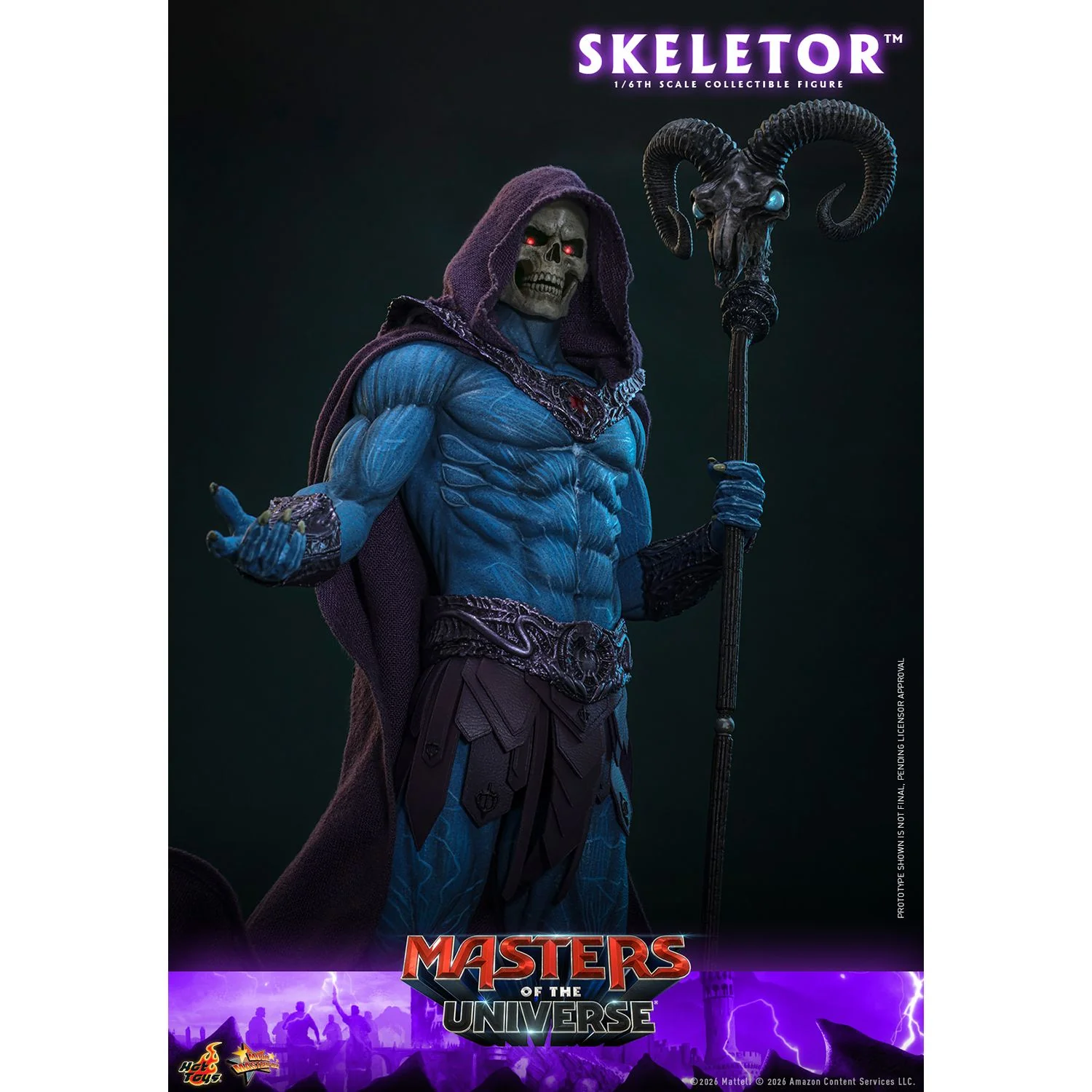 Masters of the Universe x Hot Toys Skeletor Sixth Scale Figure - Image 4