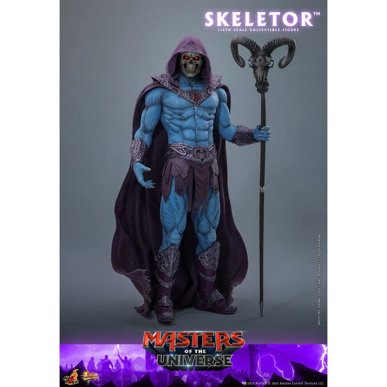 Masters of the Universe x Hot Toys Skeletor Sixth Scale Figure - Image 5