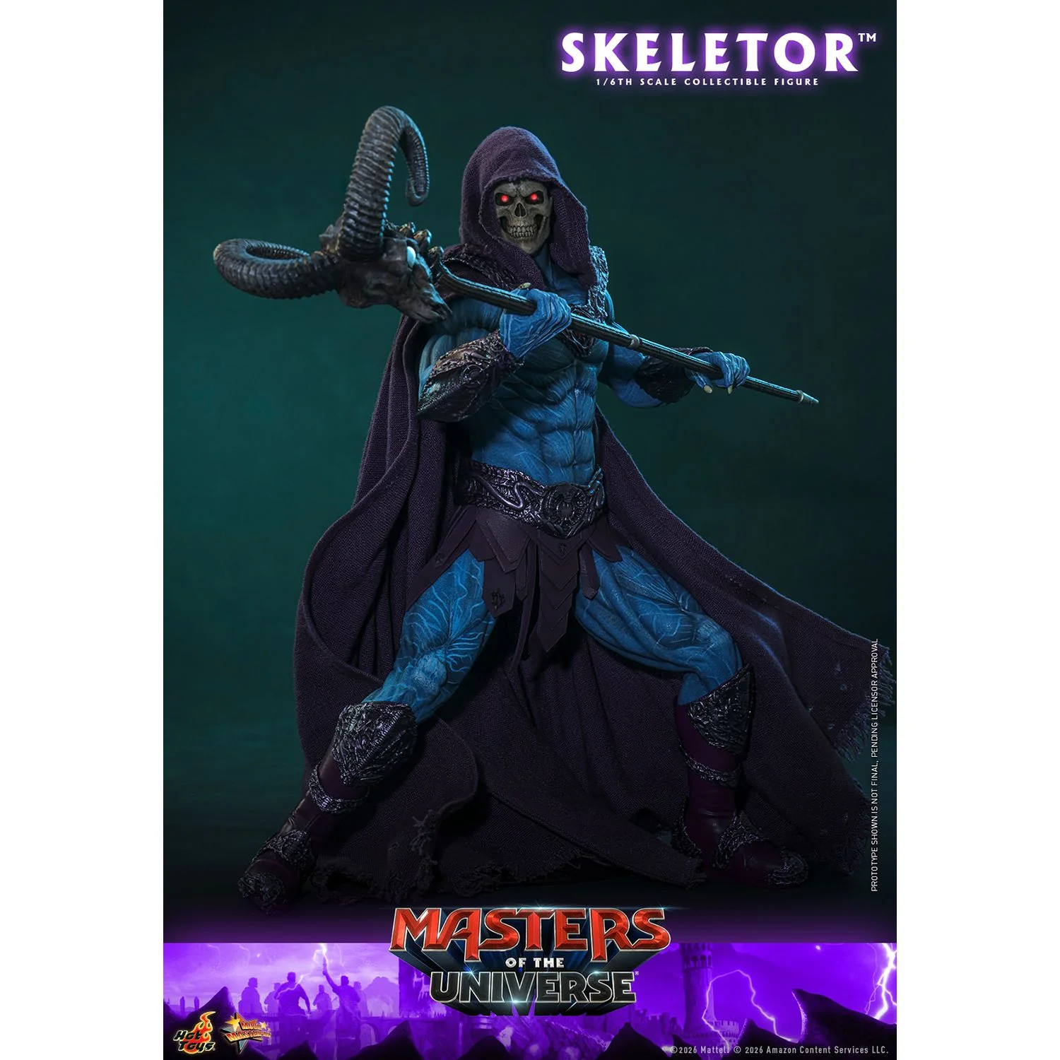 Masters of the Universe x Hot Toys Skeletor Sixth Scale Figure - Image 7