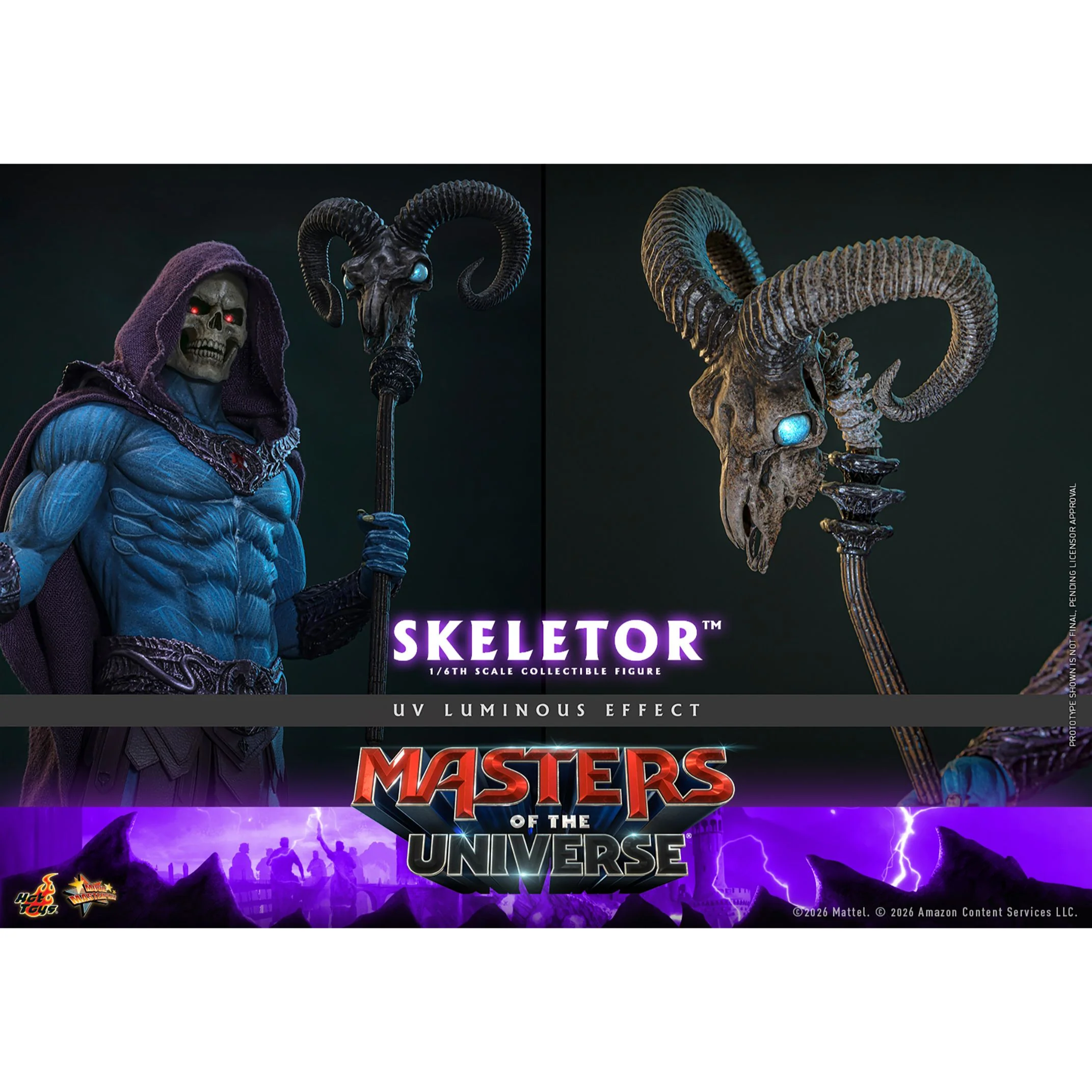 Masters of the Universe x Hot Toys Skeletor Sixth Scale Figure - Image 8