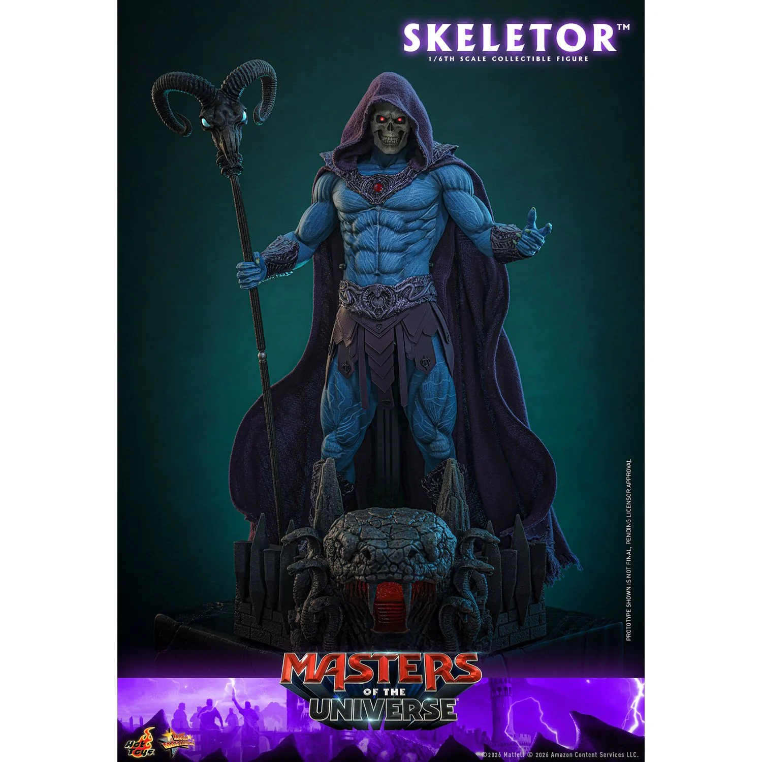 Masters of the Universe x Hot Toys Skeletor Sixth Scale Figure - Image 9