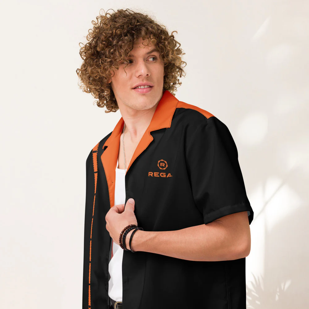 Regal Cinemas Film Reel Button Front Shirt - Image 3