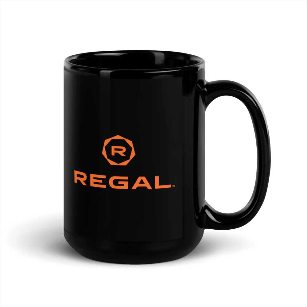 Regal Cinemas Logo Black Mug - Image 5