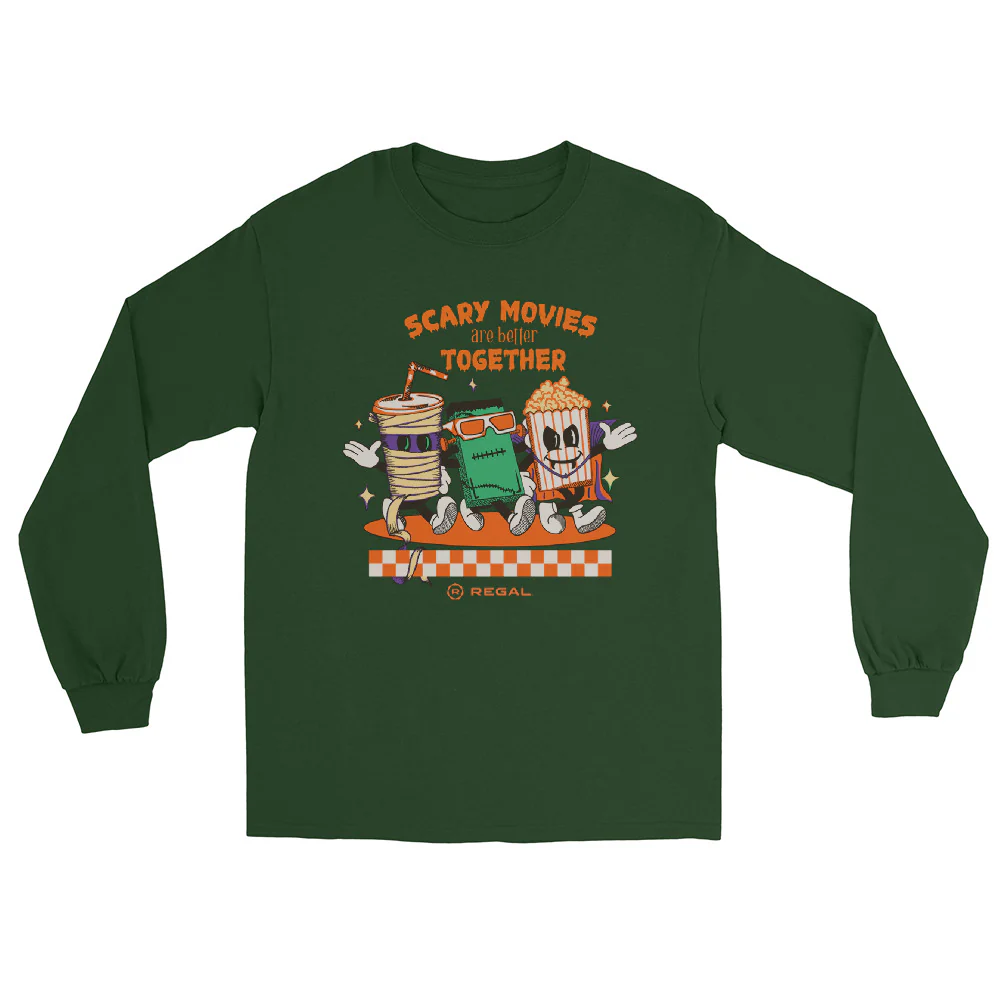 Regal Cinemas Scary Movies Long Sleeve Shirt - Image 4