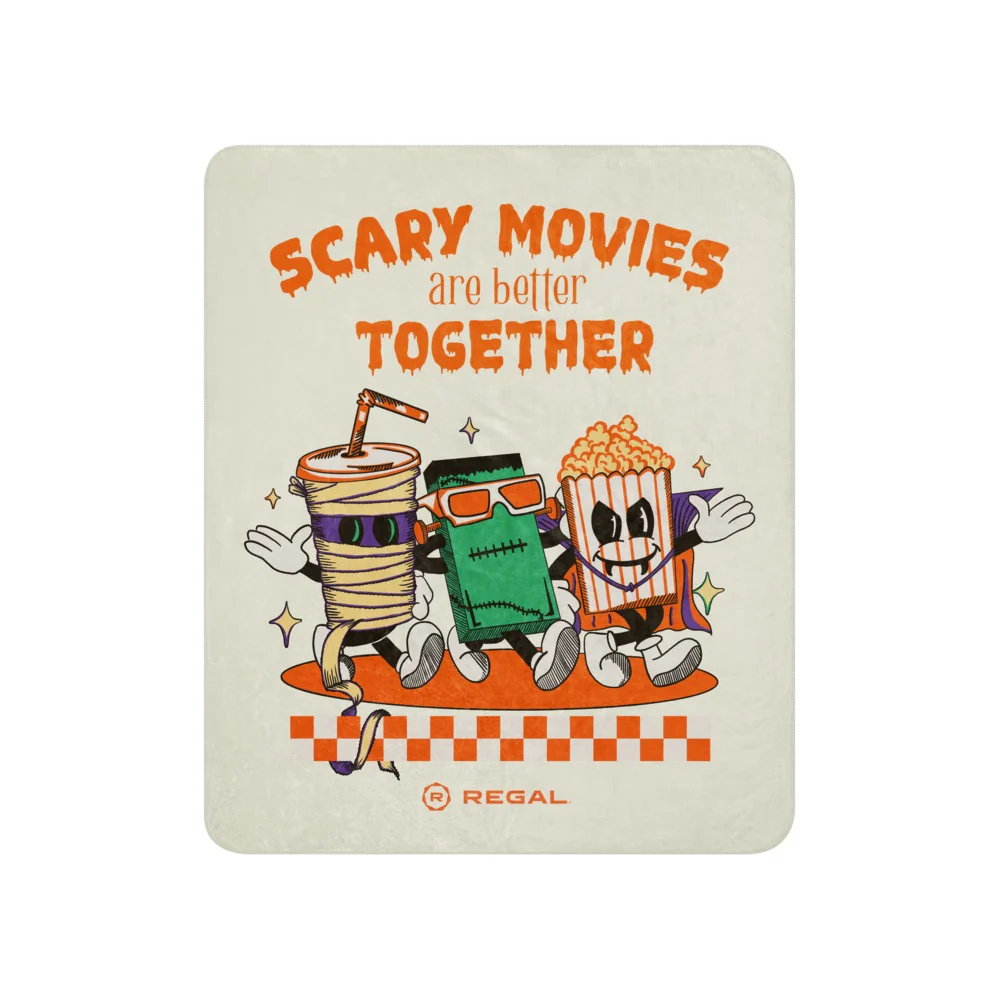 Regal Cinemas Scary Movies Sherpa Blanket - Image 8