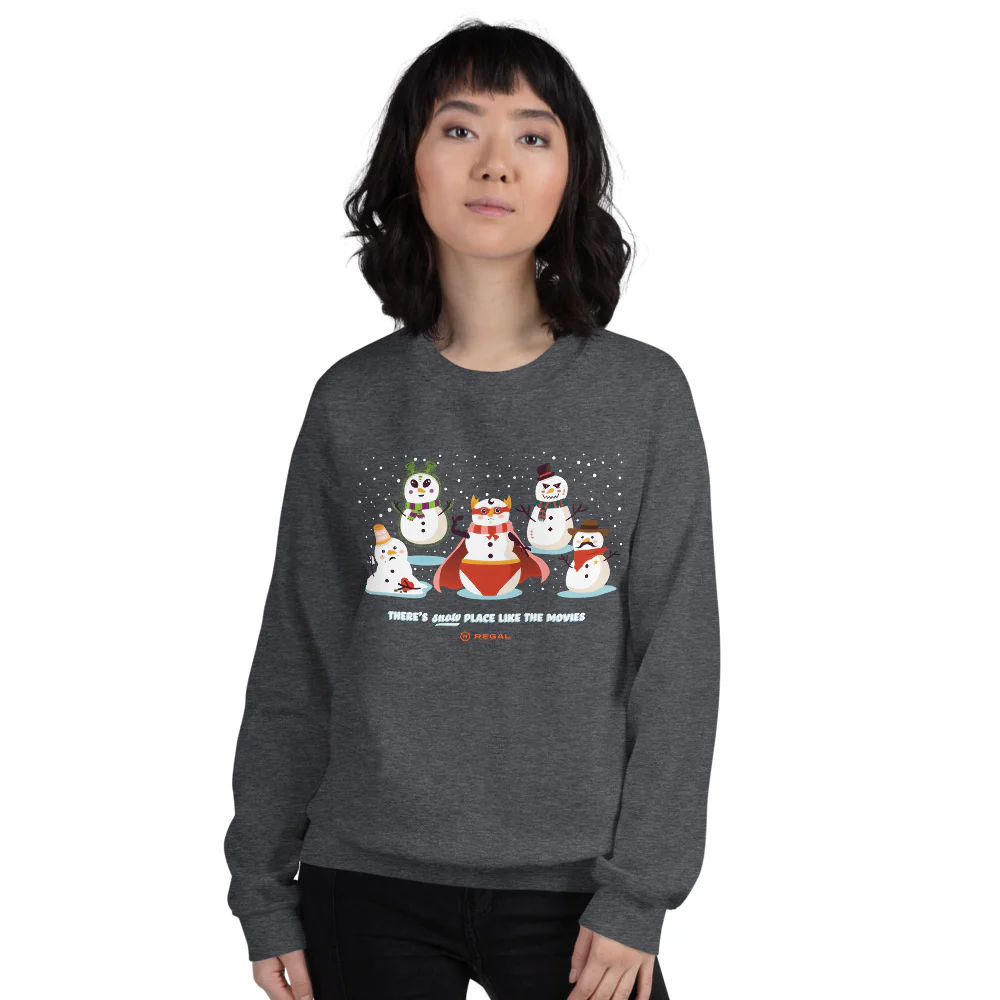 Regal Cinemas Snowmen Crewneck Sweatshirt - Image 3
