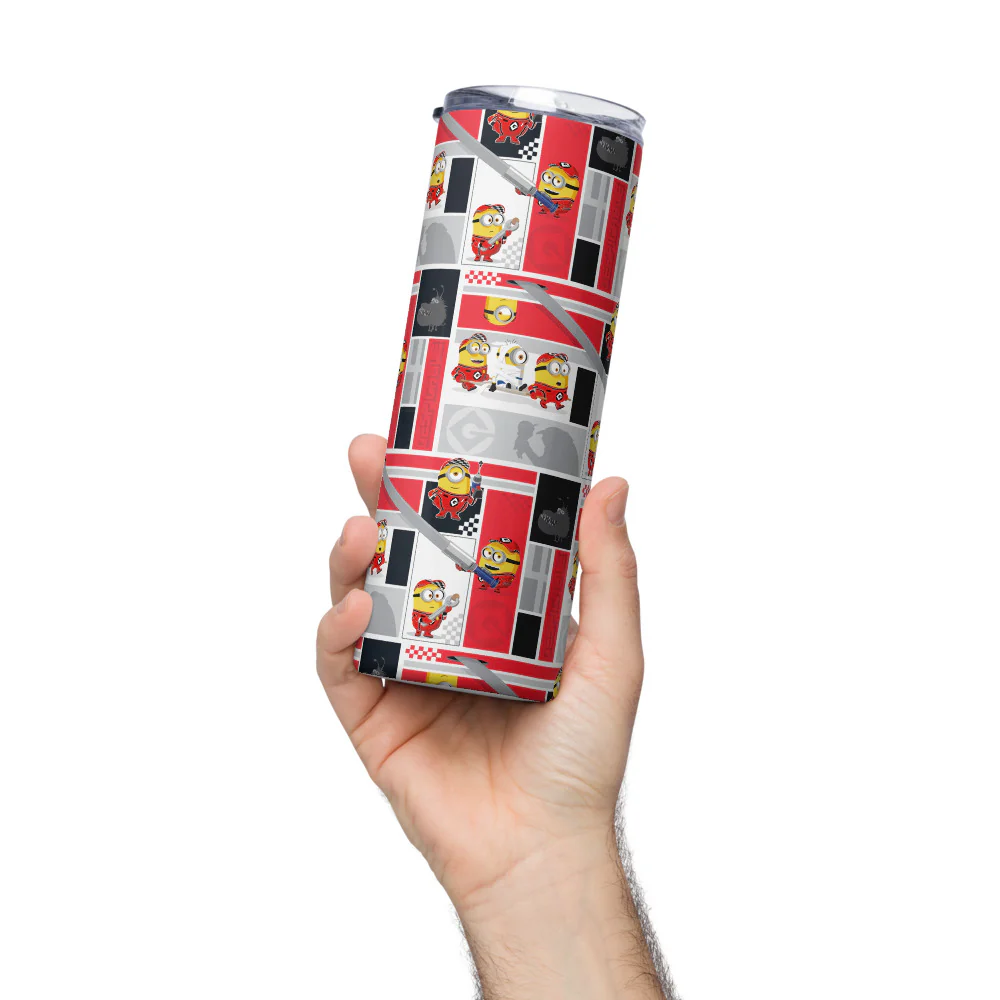 Despicable Me 4 Mechanic Minion Pattern Stainless Steel Tumbler - Image 3