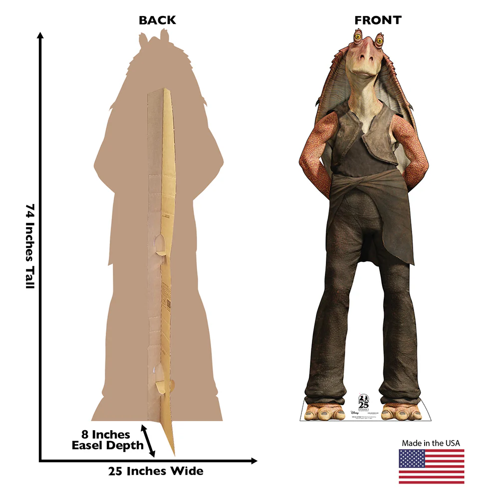 Star Wars 25th Anniversary The Phantom Menace Jar Jar Binks™ Standee - Image 3