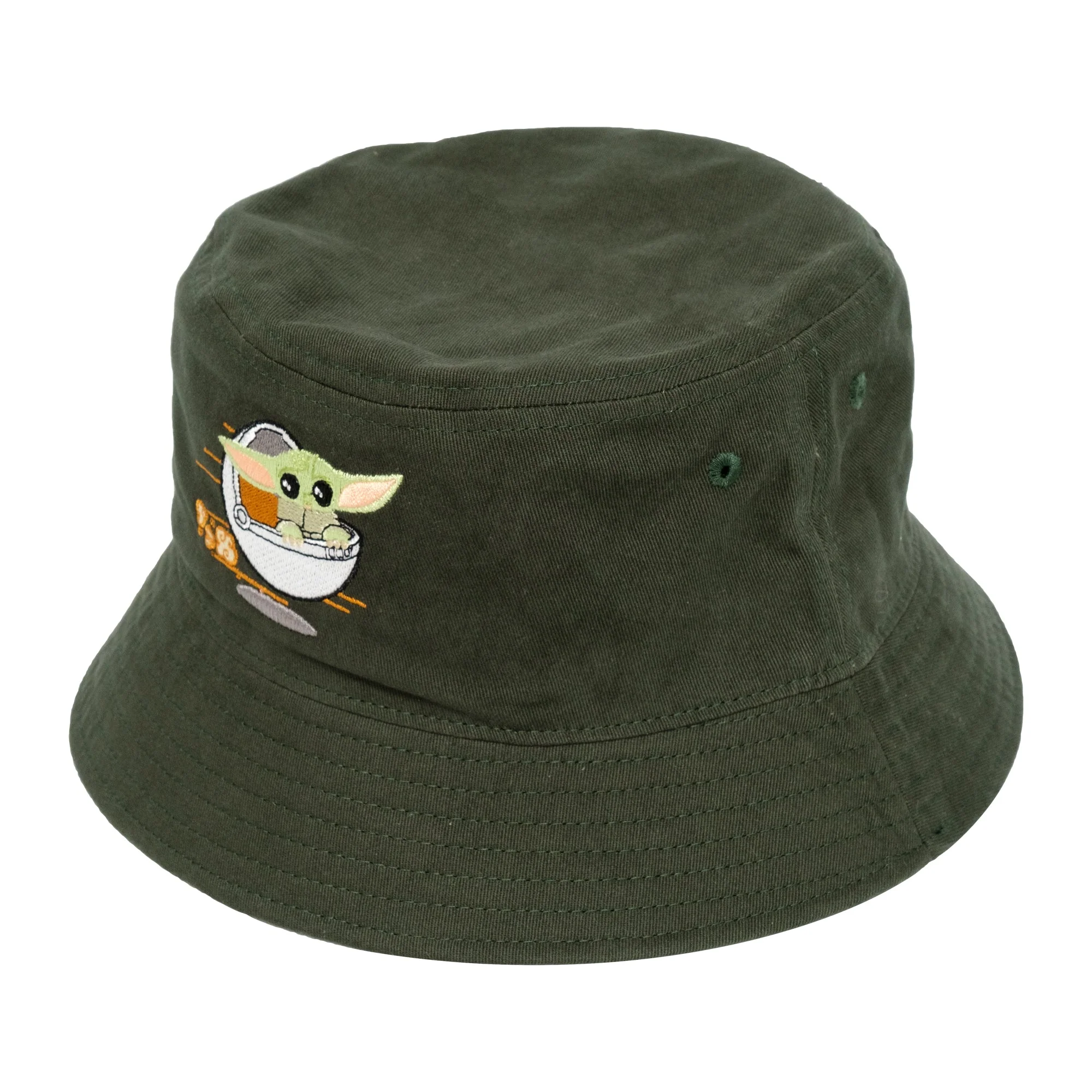 Star Wars Grogu Green Corduroy Bucket Hat - Image 3
