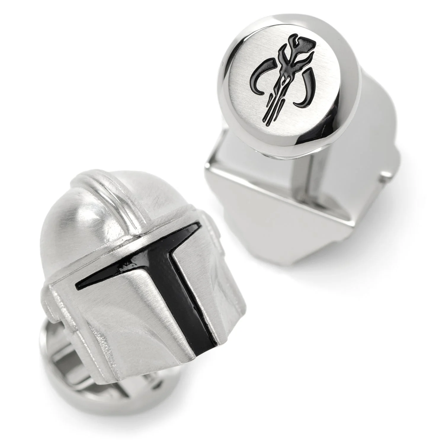 Star Wars The Mandalorian 3D Helmet Cufflinks - Image 2
