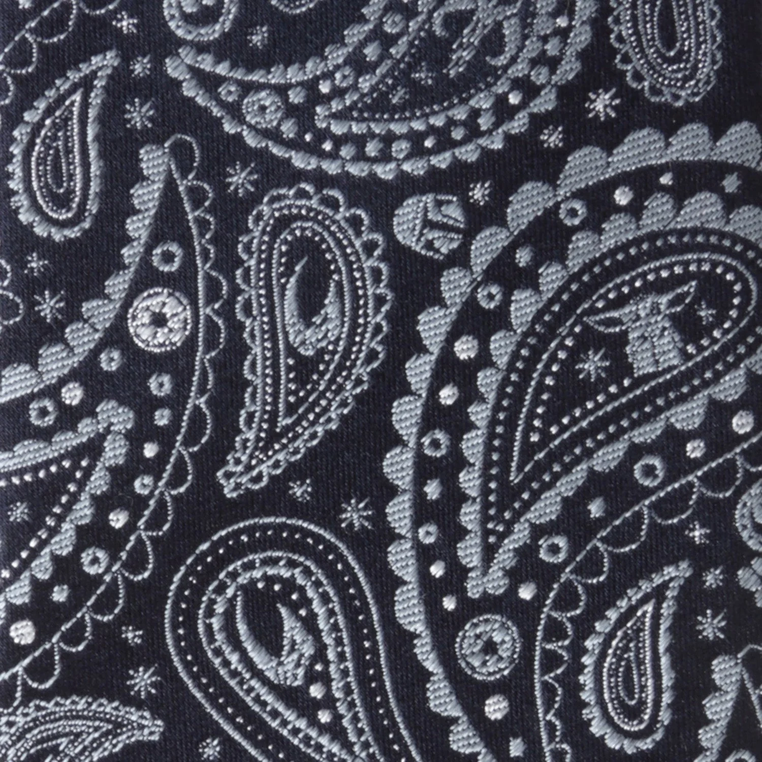 Star Wars The Mandalorian Grogu Blue Paisley Necktie - Image 5