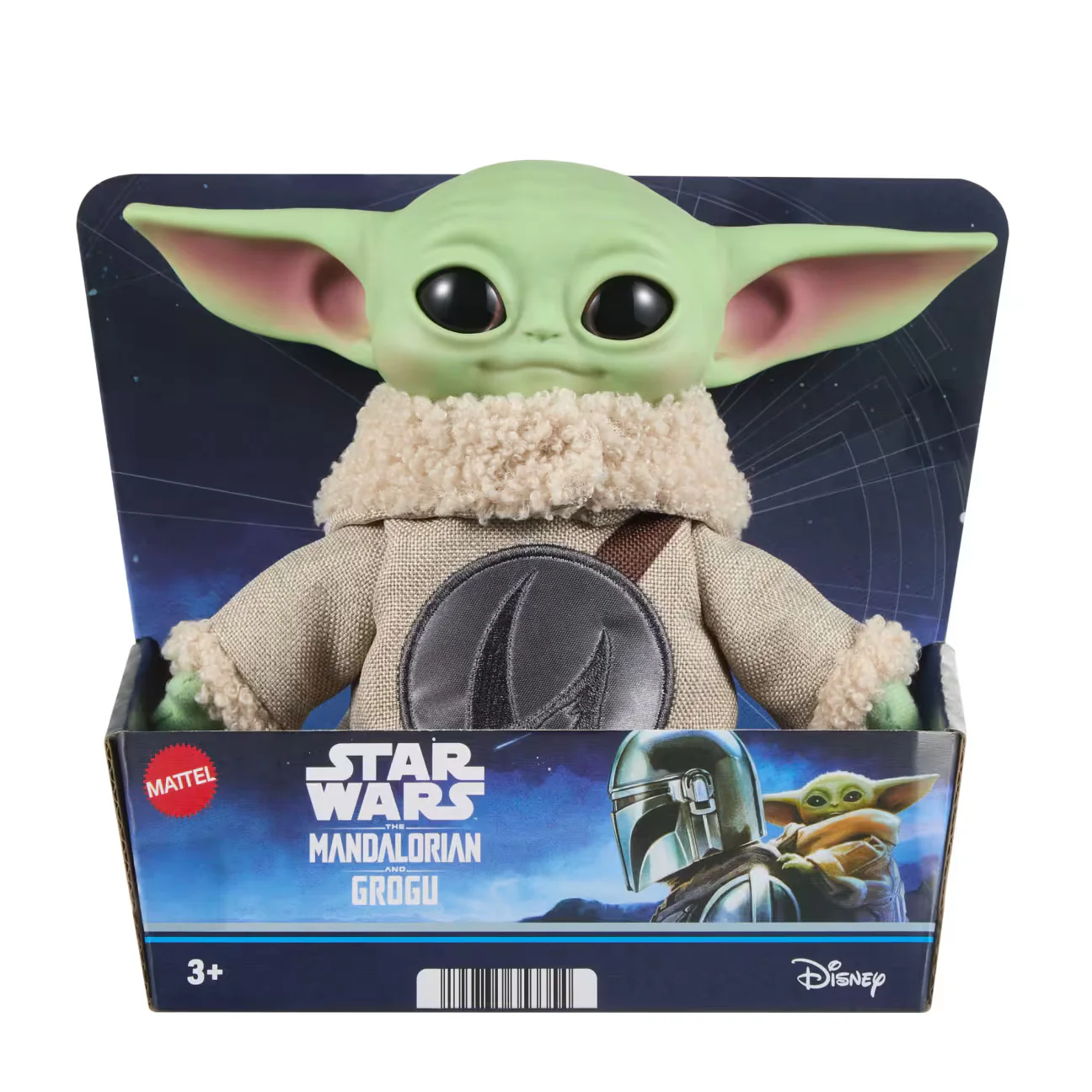 Star Wars The Mandalorian & Grogu Movie Grogu Rondel Design Vinyl Head Soft Plush Body - Image 5