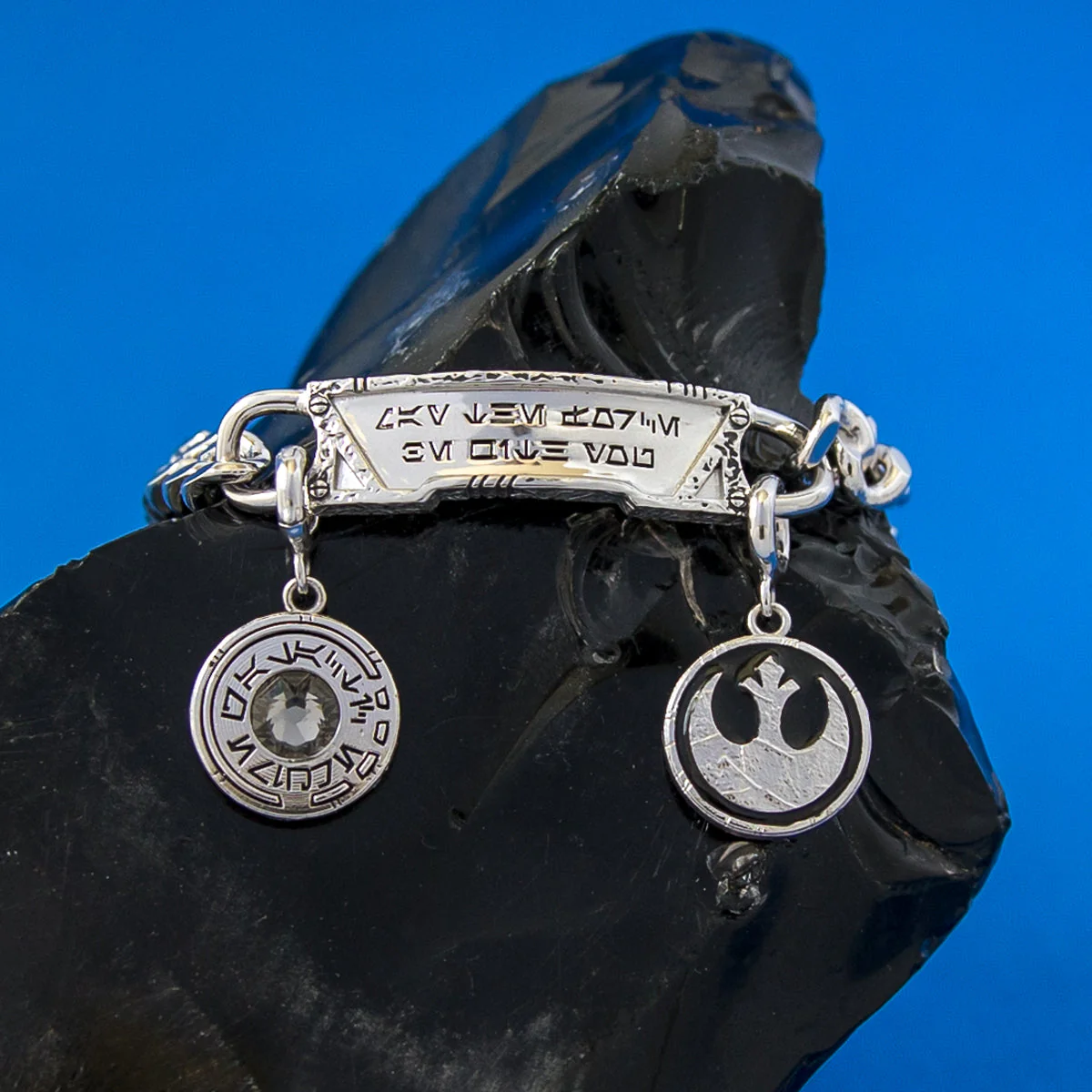 Star Wars x RockLove Galactic Forge May the Force Bracelet - Image 5
