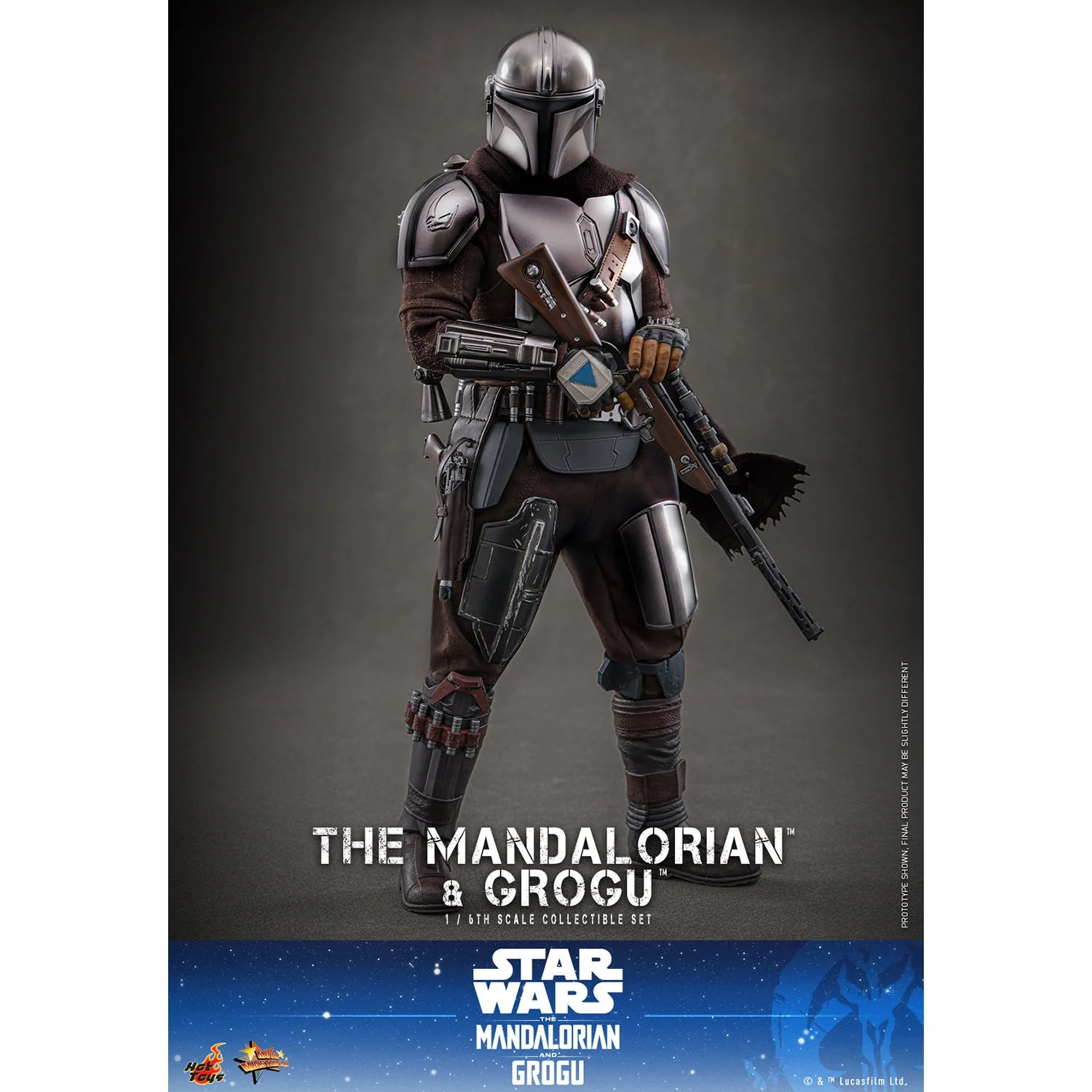 The Mandalorian The Mandalorian & Grogu 1/6th Scale Figure Set - Image 13
