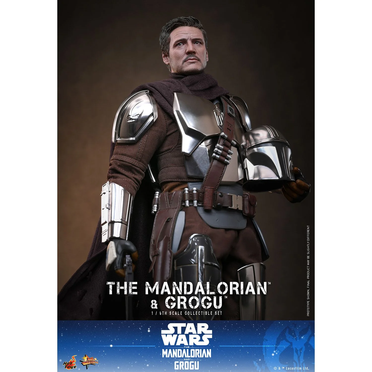The Mandalorian The Mandalorian & Grogu 1/6th Scale Figure Set - Image 14
