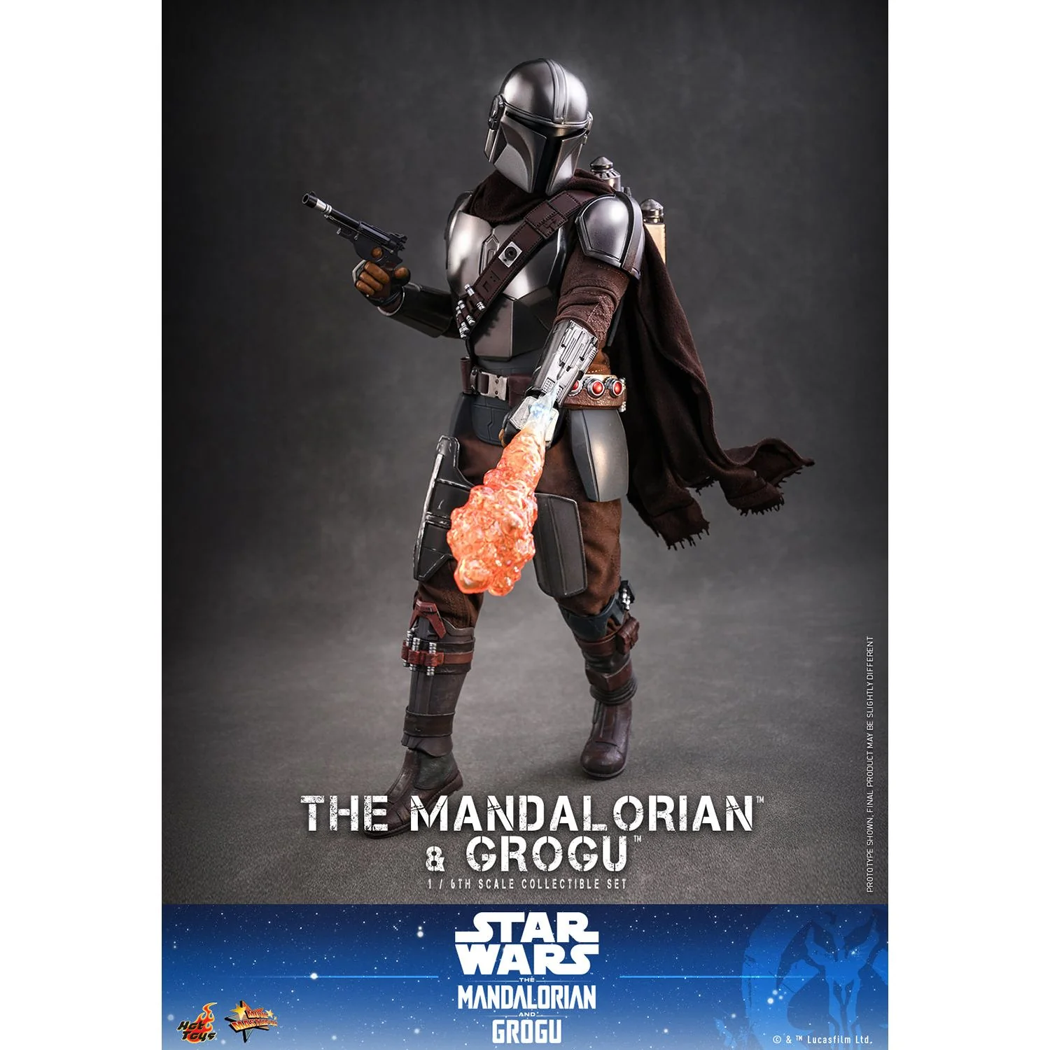 The Mandalorian The Mandalorian & Grogu 1/6th Scale Figure Set - Image 19
