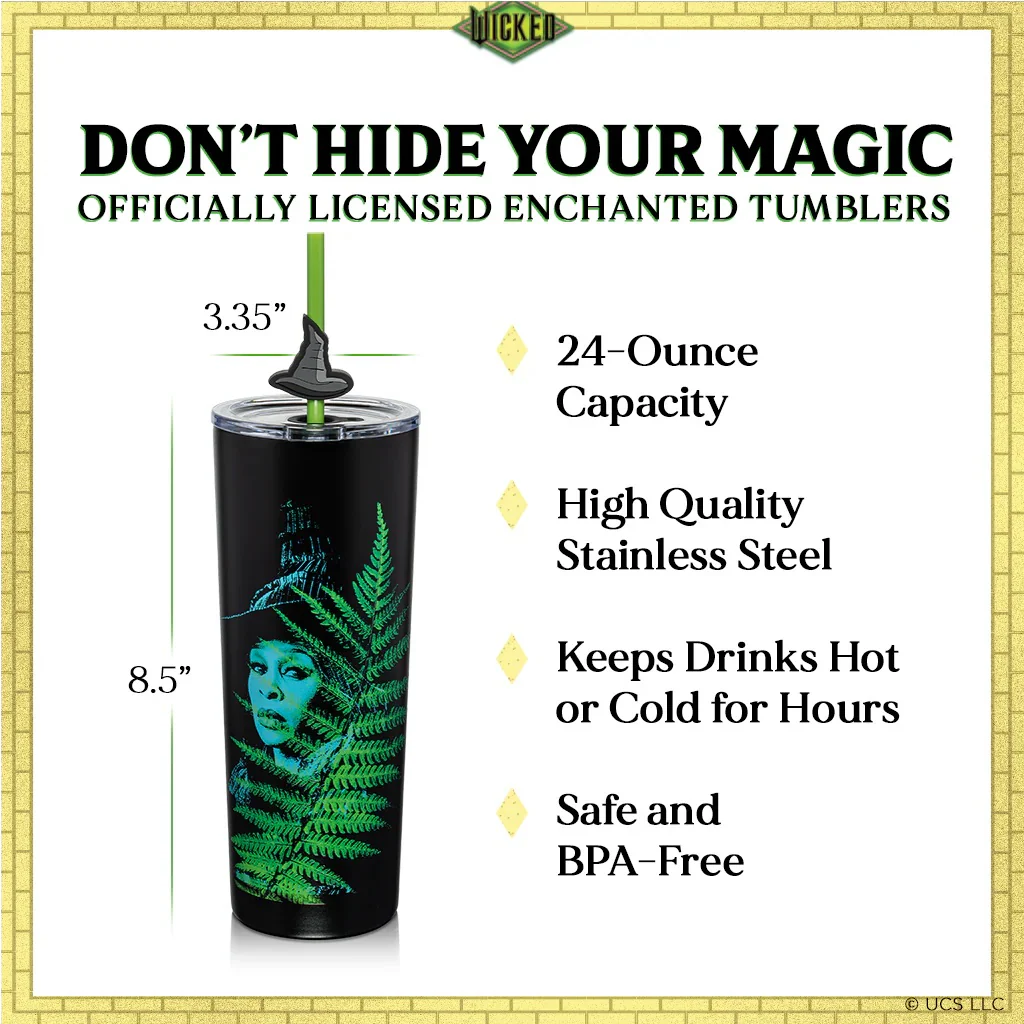 Wicked For Good Glinda & Elphaba Insulated Tumbler Set of 2 - Image 4