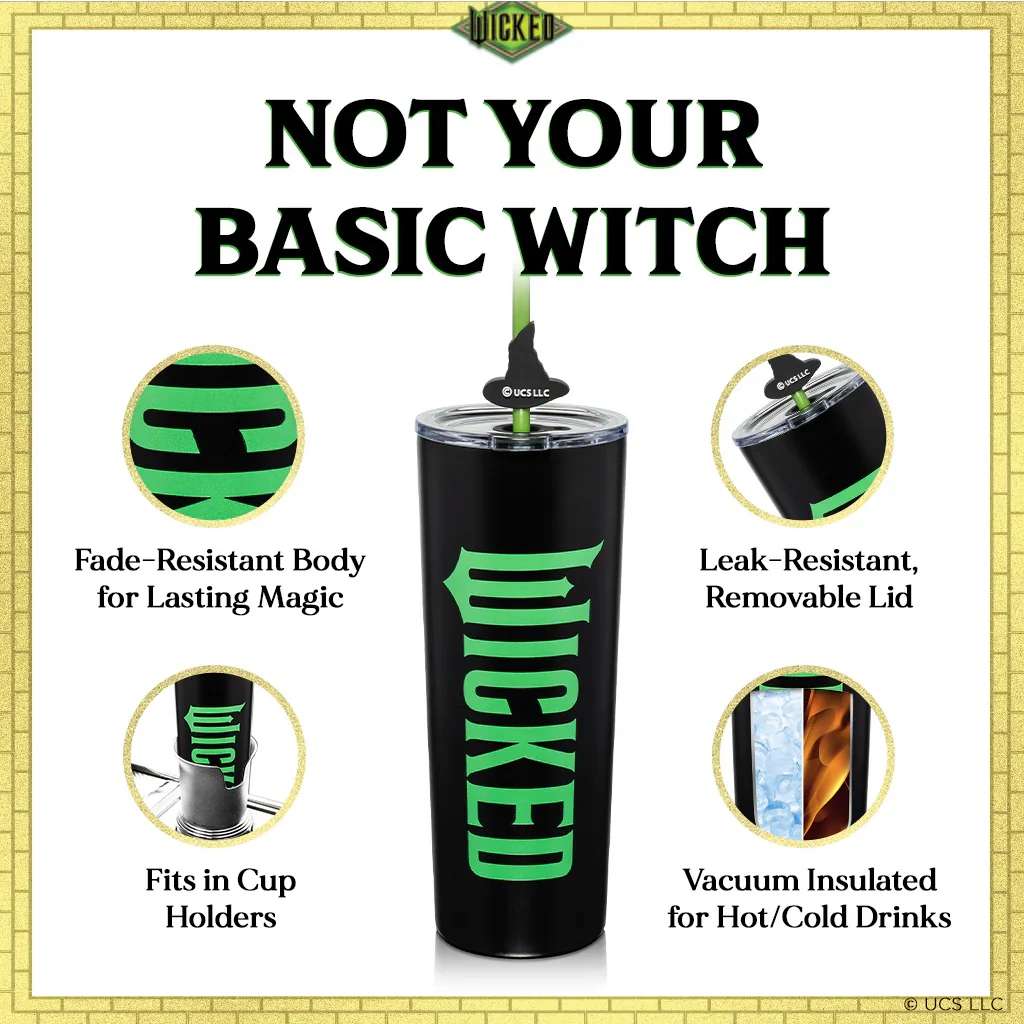 Wicked For Good Glinda & Elphaba Insulated Tumbler Set of 2 - Image 6