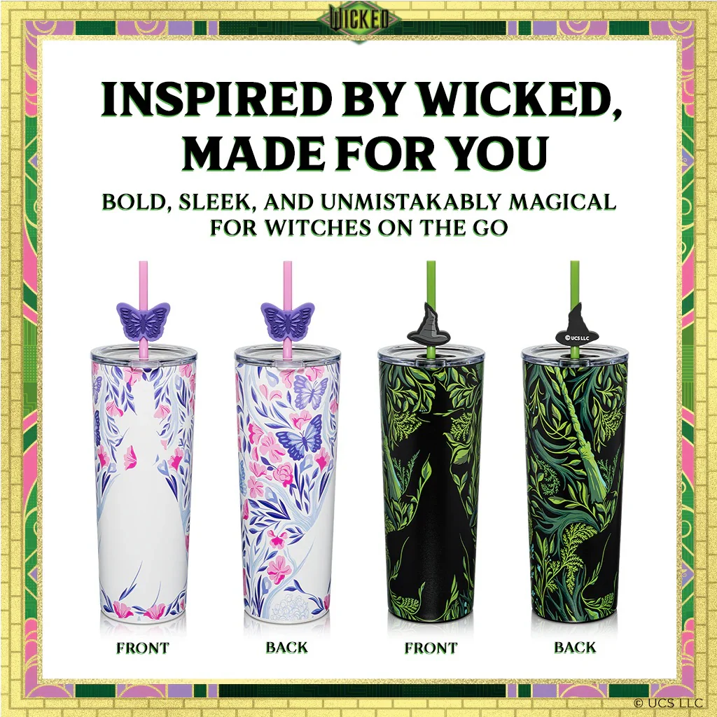 Wicked Shadows Tumblers Set of 2 Glinda and Elphaba - Image 3