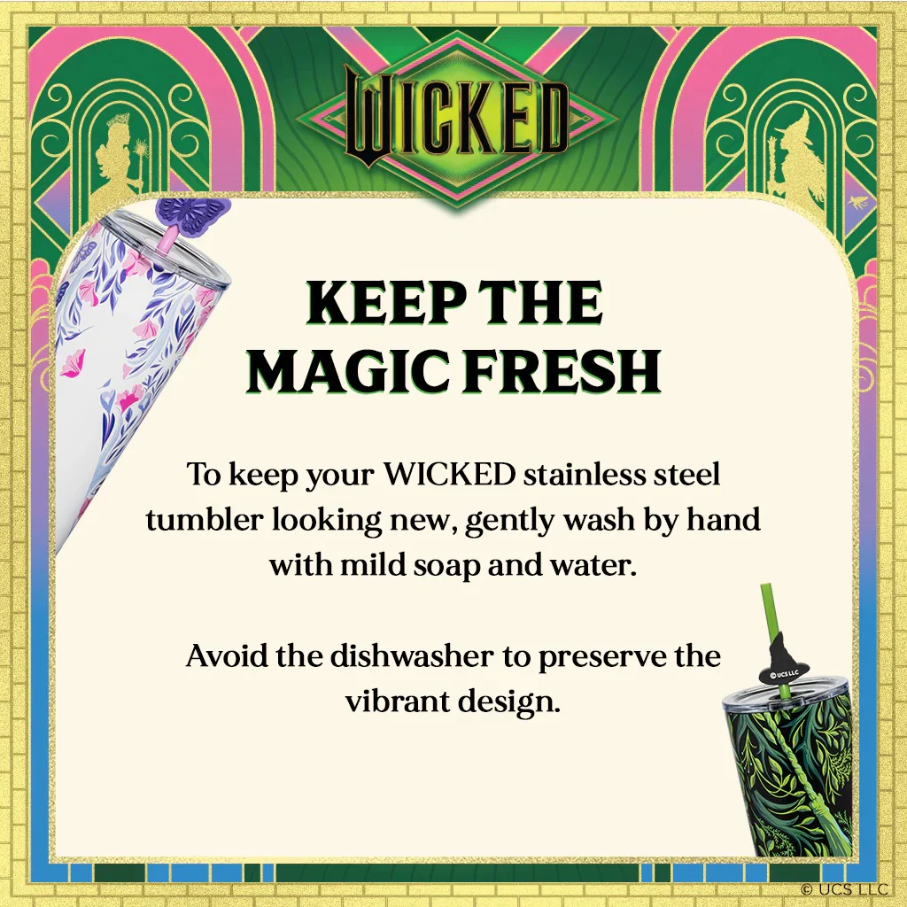 Wicked Shadows Tumblers Set of 2 Glinda and Elphaba - Image 8